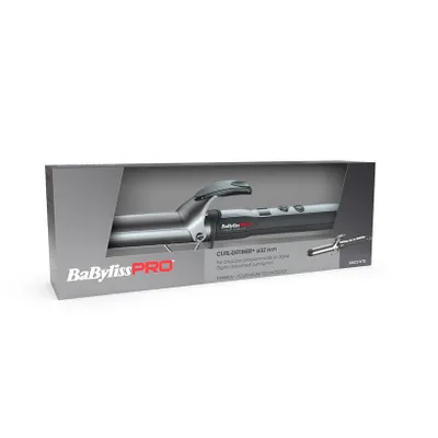 Obrázek produktu pro BaByliss BAB2274TTE, Kulma, Teplé, Válcový tvar, Barevné vlasy, Kudrnaté vlasy, Poškozené vlasy, Normální vlasy, Silné vlasy, Řídké vlasy, Černá, Titanová, Titanová