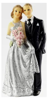 Produktbild von Silberhochzeitspaar zur Tortendekoration