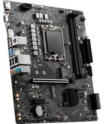 Obrázek produktu pro MSI PRO H610M-G DDR4 - Základní deska - micro ATX - patice LGA1700 - čipová sada H610 - USB 3.2 Gen 1 - Gigabit LAN - Integrovaná grafika (vyžaduje CPU)