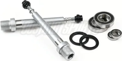 Image de e*thirteen Plus Flat Pedal, Rebuild Kit, incl. axes, roulements, joints, Dust covers