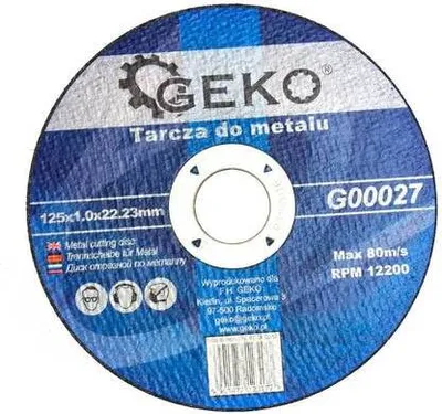 Zdjęcie produktu dla EXTOL EXG00027 Tarcza tnąca do stali 125x1,0 mm