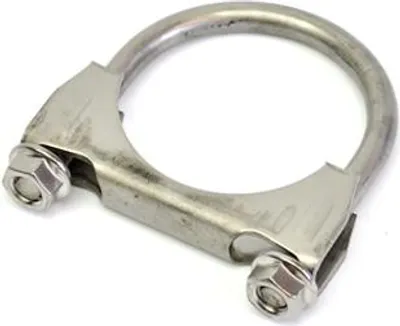 Produktbild von Jeep Auspuffschelle Clamp M8 Ø 1,75" = 44 mm Edelstahl Universal