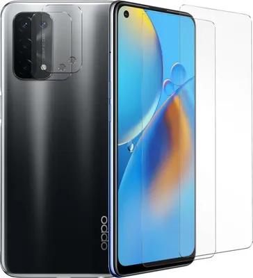 Produktbild von Panzerglas für OPPO A54 5G / A74 5G Schutzfolie 2x Kamera Schutzglas Folie 2x Panzerfolie