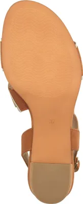Produktbild von MARCO TOZZI Damen Sandale bequeme und weiche Damensandale Schließe 2-28347-42, Größe:38 EU, Farbe:Braun