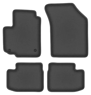 Image de Tapis de sol en moquette pour Fiat Sedici 2006-2014 (à hayon) – jeu 4 pièces, gris graphite, sur mesure – Wielganizator DURBAN
