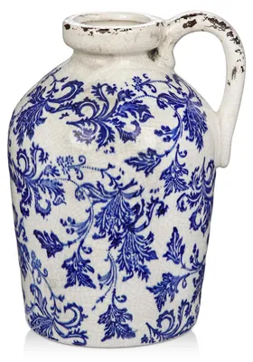 Productafbeelding van Omgoods - Handgemaakte Ceramische Vaas 23 cm voor Bloemen