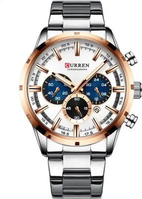Produktbild von CURREN LU-6227 Uhr - Elegante Herrenuhr in Silber/Weiß KP6227