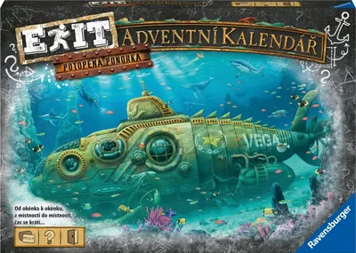 Produktbild von RAVENSBURGER EXIT Escape Game - Adventskalender: Versunkenes U-Boot