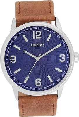 Obrázok produktu pre Oozoo kožené dámske a pánske analógové quartzové hodinky s náramkom hnedej farby Hodinky D2UOC11501