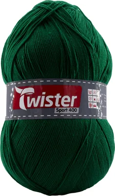 Produktbild von Twister Sport 400g Strick- und Häkelgarn 78 grün