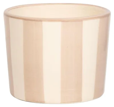 Immagine prodotto di Lido Set 2 Bicchieri Righe Tumbler Artigianali in Vetroceramica Colore Sabbia - Design Elegante e Finitura a Mano  Italy per la Tavola