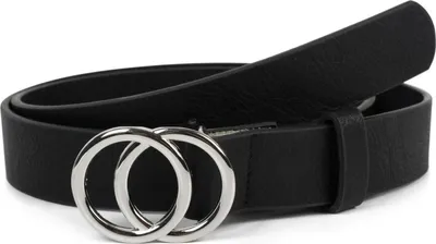 Produktbild von styleBREAKER Damen Gürtel mit glänzender Ringschnalle | verstellbarer Hüft- & Taillengürtel in Unifarbe | modischer Synthetik Gürtel 3 cm breit