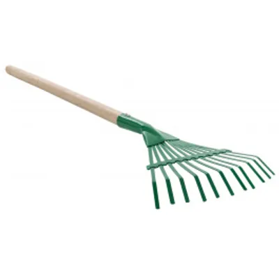 Obrázok produktu pre hrable na lístie malé s násadou 60cm detské