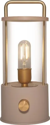 Produktbild von Anna's Collection USB Tischleuchte außen sand dimmbar Filament LED 11x26cm