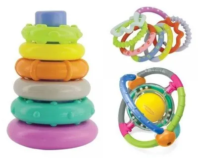 Zdjęcie produktu dla Zestaw zabawek Infantino „Box of Cheer”