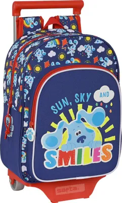 Produktbild von Blue's Clues Schulrucksack auf Rädern Marineblau (26 x 34 x 11 cm)