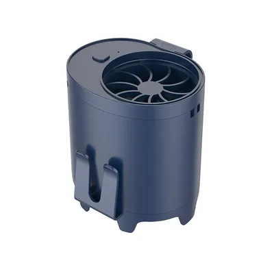 Imagen del producto de Ventilador de mano silencioso, ventilador USB multifuncional para actividades al aire libre, color azul