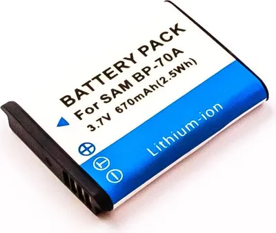 Produktbild von Akku für SAMSUNG ersetzt SLB-70A, BP70, BP70EP, BP-70A, BP70A