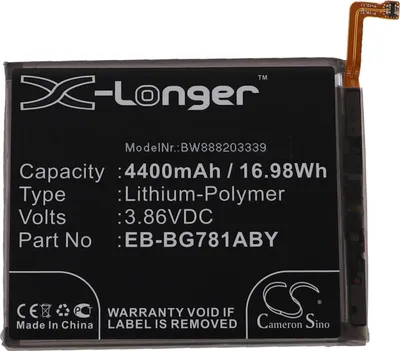 Produktbild von vhbw Akku Ersatz für Samsung GH82-24205A für Handy Smartphone Telefon (4400 mAh, 3,86 V, Li-Polymer)
