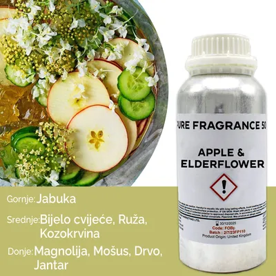 Image de Huile essentielle pure de géranium et de fleurs de sureau - 500 ml