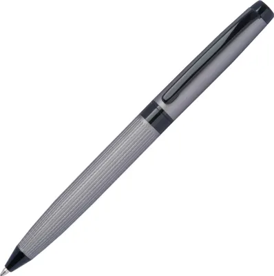 Produktbild von Drehkugelschreiber "CrisMa" aus Edelstahl / Farbe: matt-grau