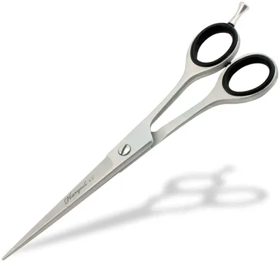 Produktbild von Professionelle Friseurschere aus Edelstahl, silberfarben, 16,5 cm Einzelpackung, vielseitig einsetzbar, z. B. im Salon, für Haustiere und Künstler