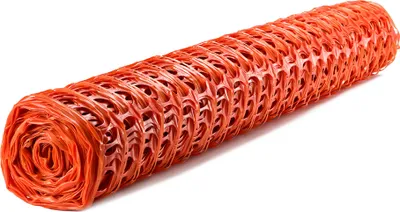 Produktbild von Warnzaun Fangzaun orange 4 kg 50 x 1 m Bauzaun Rolle