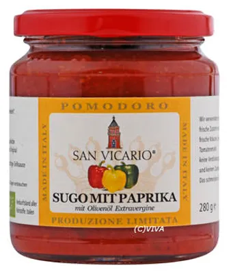 Produktbild von San Vicario Tomatensugo mit Paprika 280g