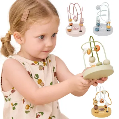 Image de Viga Polarb Boucle de moteur entrelacée de labyrinthe pratique en bois 1 pièce.