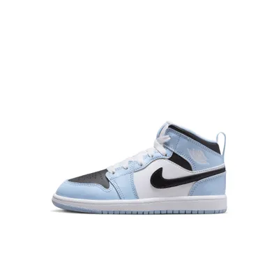 Produktbild von Nike Air Jordan 1 Mid Ice Blue (PS) Sneaker Kinder - EU 29,5