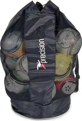 Produktbild von Precision - Fußballtasche Jumbo, 20 Bälle RD238 (Einheitsgröße) (Schwarz)