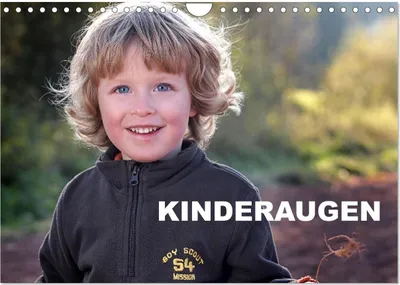 Produktbild von Kinderaugen / Geburtstagskalender (Wandkalender 2025 DIN A4 quer), CALVENDO Monatskalender