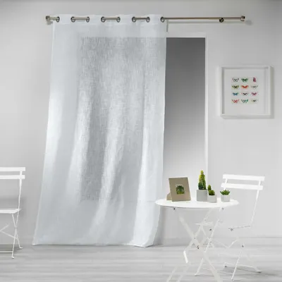 Zdjęcie produktu dla Firana do salonu z efektem lnu 140 x 240 cm, HALTONA