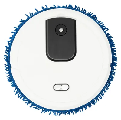 Obrázok produktu pre Robotický vysávač – 3 v 1: kefa na podlahu a mop – nabíjanie cez USB – čistenie suché/mokré – inteligentný robot na čistenie podláh – biela farba