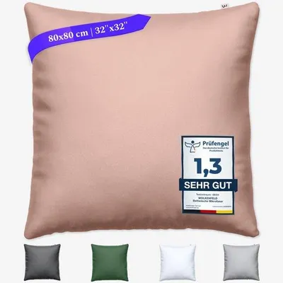 Obrázek produktu pro Měkký povlak na polštář 80x80, růžový, hebký a bez žehlení