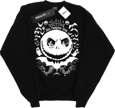 Produktbild von Disney - "Nightmare Before Christmas" Sweatshirt für Herren BI42561 (L) (Schwarz)