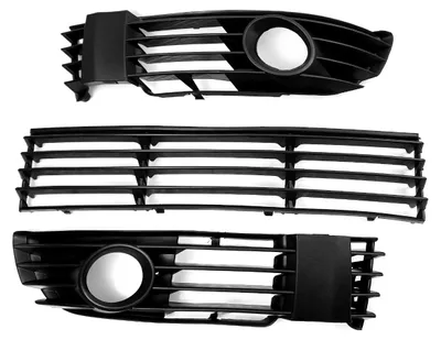 Produktbild von Lüftungsgitter Blende Grill Set Rechts Links Mittelgitter passend für Passat 3BG