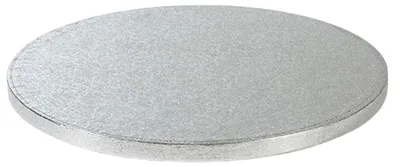 Produktbild von KAPAK 5er Tortenunterlage Silber 28 cm ,Stärke 12 mm dick, rundes Cake Board