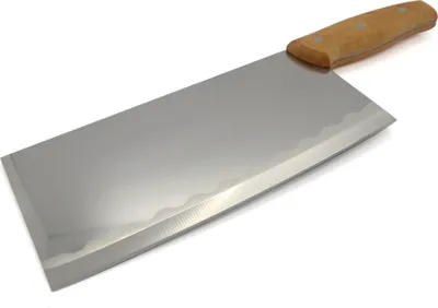 Produktbild von Starlet24® Chinesisches Edelstahl Hackmesser 34 cm – Robustes Küchenmesser mit 21,5 cm Klinge, Ideal für Fleisch, Fisch und Gemüse (#190528)
