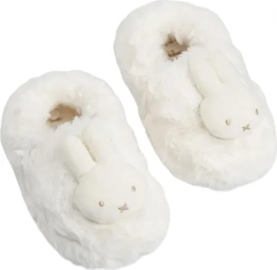Produktbild von Miffy - Charakter Gesicht Pantoffeln für Mädchen NS9613 (30 EU) (Cremefarbe)