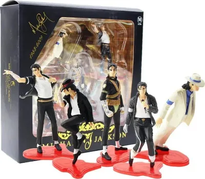 Obrázek produktu pro Exkluzivní sada 5 legendárních tanečních figurek Michael Jackson.