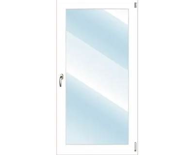 Produktbild von ARON Design Balkontür Kiefer lackiert RAL 9016 weiß /Aluschale außen RAL 7035 lichtgrau 800x1900 mm DIN Rechts