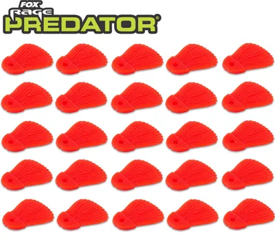 Produktbild von Fox Rage Predator Bait Fins Red Baitstopper