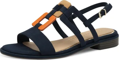 Produktbild von MARCO TOZZI Damen Sandalette Fersenriemen 2-28107-42, Größe:41 EU, Farbe:Blau