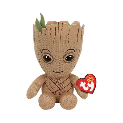 Zdjęcie produktu dla TY 41215 Strażnicy Galaktyki Reg Groot-Marvel-Beanie, wielokolorowy Ty Toys