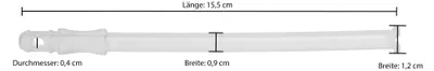 Produktbild von DeLonghi 53132C8204 (=5313232961) Ansaugrohr für ETAM, ECAM Milchkaraffe (siehe Typenliste)