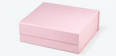 Obrázok produktu pre Magnetická krabička, ružová, 235 x 235 x 80 mm (vonkajšie rozmery), A5 Elegantná krabička