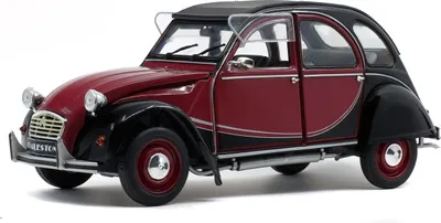 Obrázek produktu pro Solido 421185310 Citroen 2CV 6 Charleston Duck 1982 červená černá 1:18