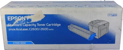 Zdjęcie produktu dla Epson Toner Cyan S050232 AcuBrite, 2000 stron(y), Cyjan, 1 szt.