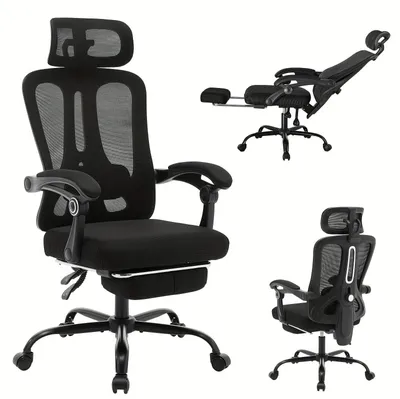 Obrázok produktu pre Ergonomická kancelárska stolička - Kancelárska stolička - Herná stolička - Kancelárska stolička s sieťovou opierkou - Otočná stolička